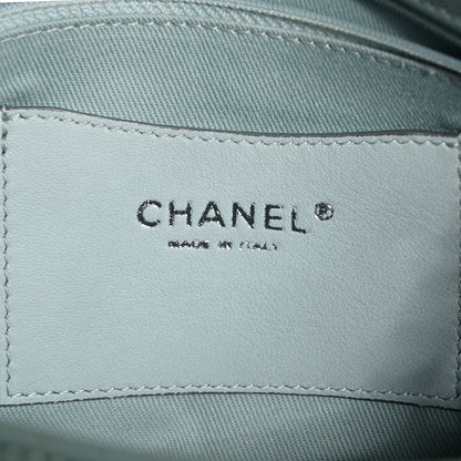 Chanel Patent Quilted Large Just Mademoiselle Light Khaki 6 of 7