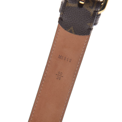 Louis Vuitton Monogram Ellipse Belt 90 36 6 of 7