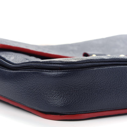 Louis Vuitton Empreinte Pochette Metis Marine Rouge 8 of 9