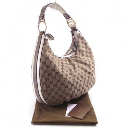 Gucci Monogram Medium Interlocking Hobo Off White 3 of 10