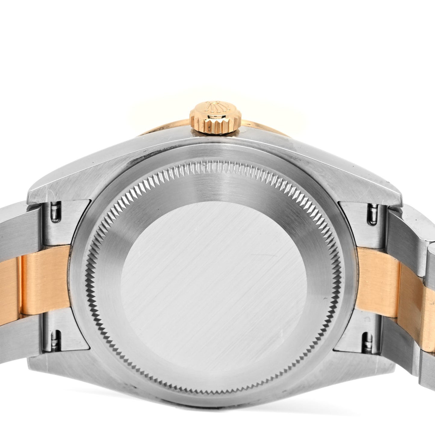 Stainless Steel 18K Yellow Gold 36mm Oyster Perpetual Explorer Watch Black 124273