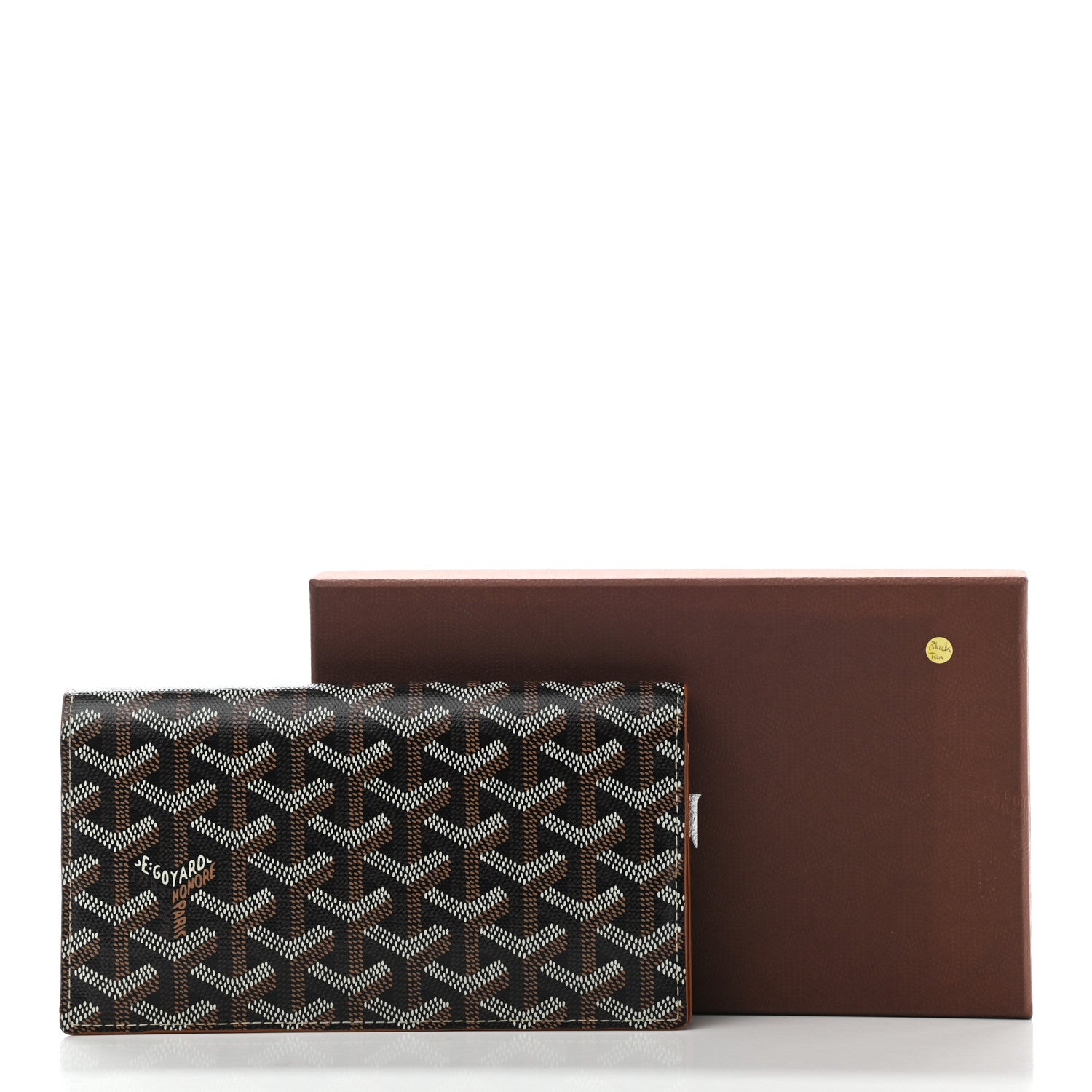 Goyard Goyardine Long Bi-Fold Wallet Black Gold 7 of 7