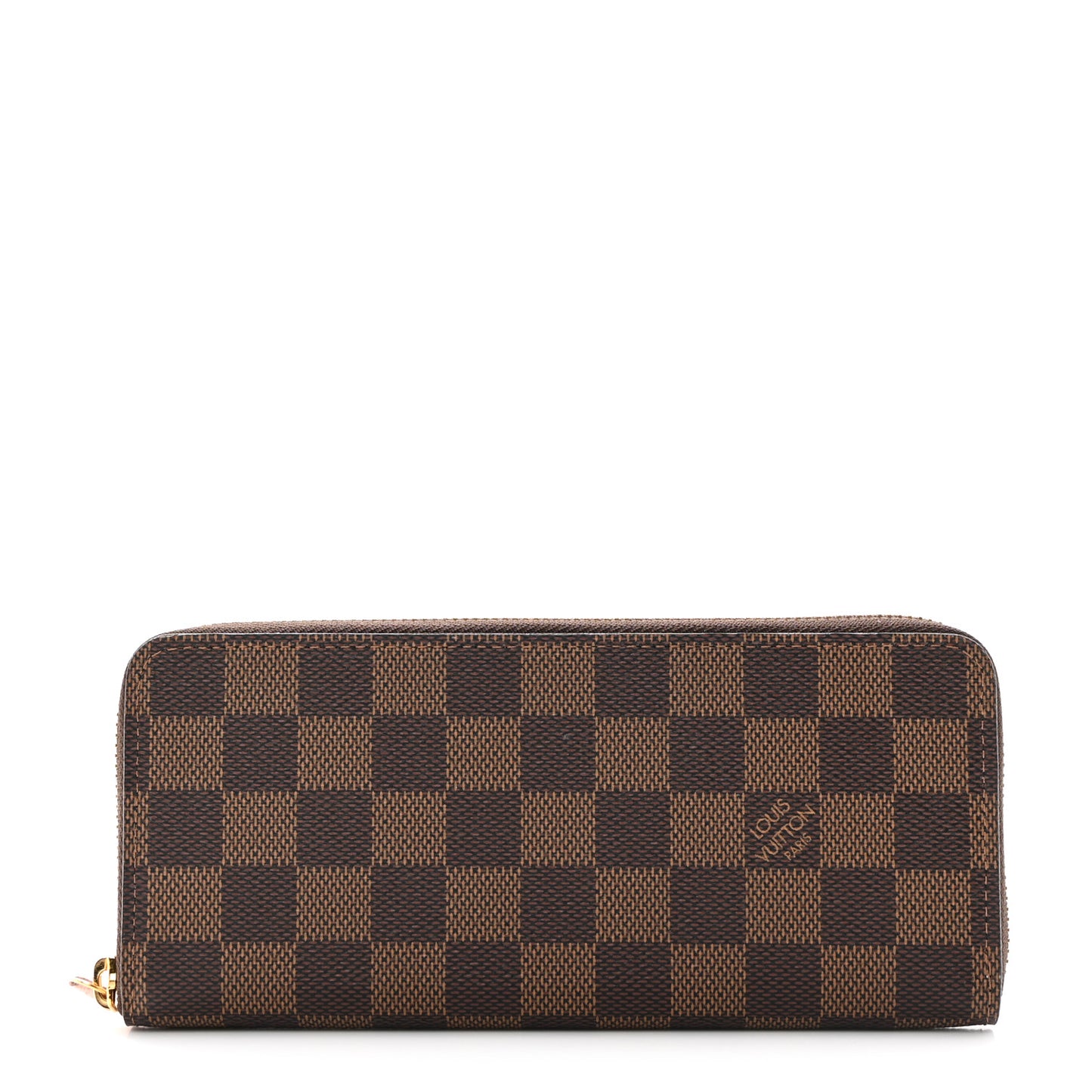 Damier Ebene Clemence Wallet Rose Ballerine