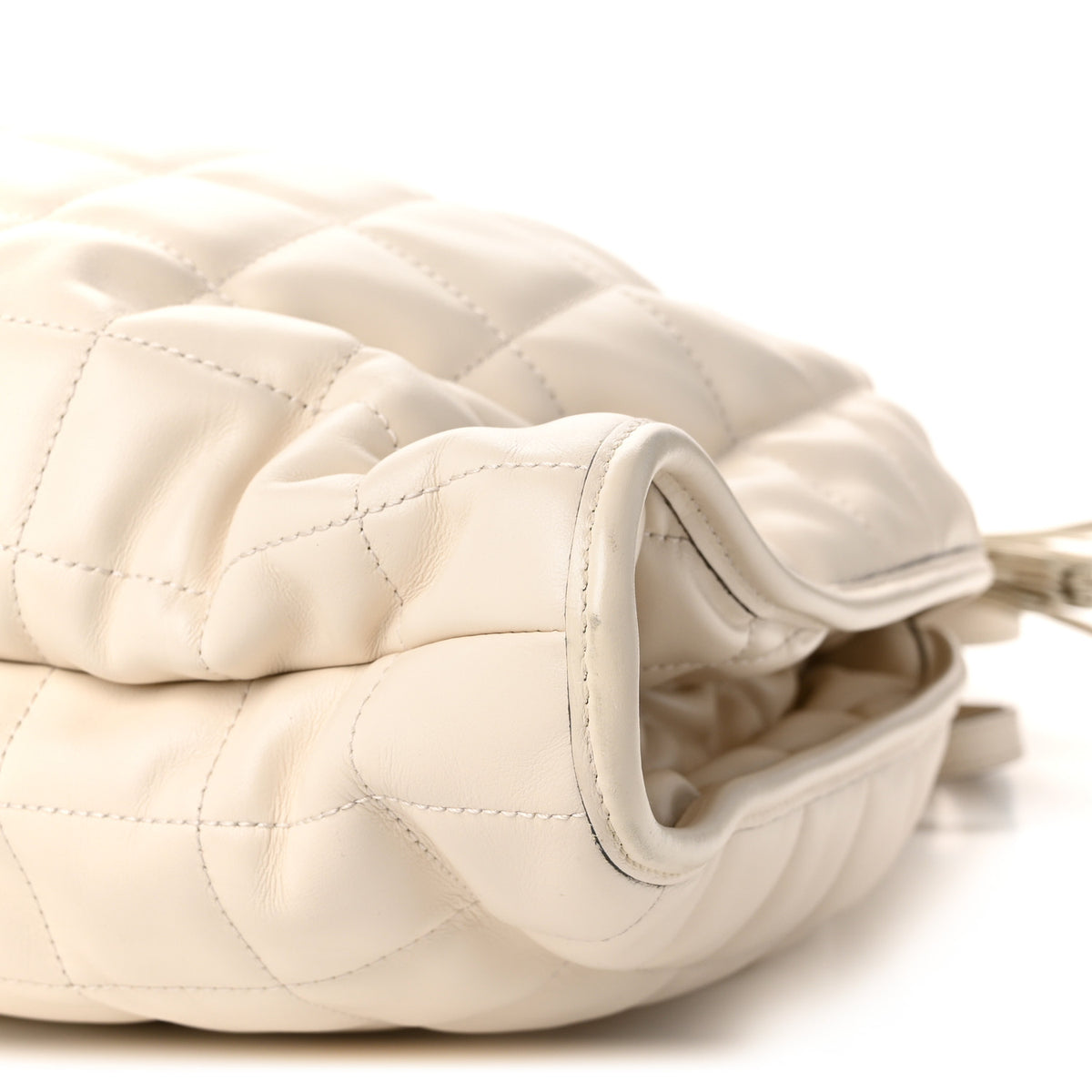 Gucci Calfskin Quilted Large Deco Tote Bag Mystic White 10 of 10