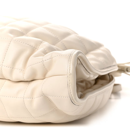 Gucci Calfskin Quilted Large Deco Tote Bag Mystic White 10 of 10