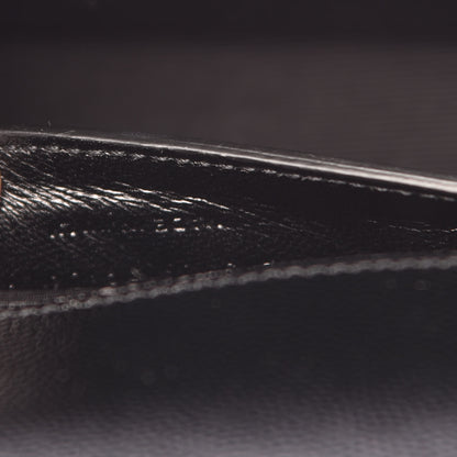 Saint Laurent Grain De Poudre Monogram Cassandre Clutch Black 9 of 9