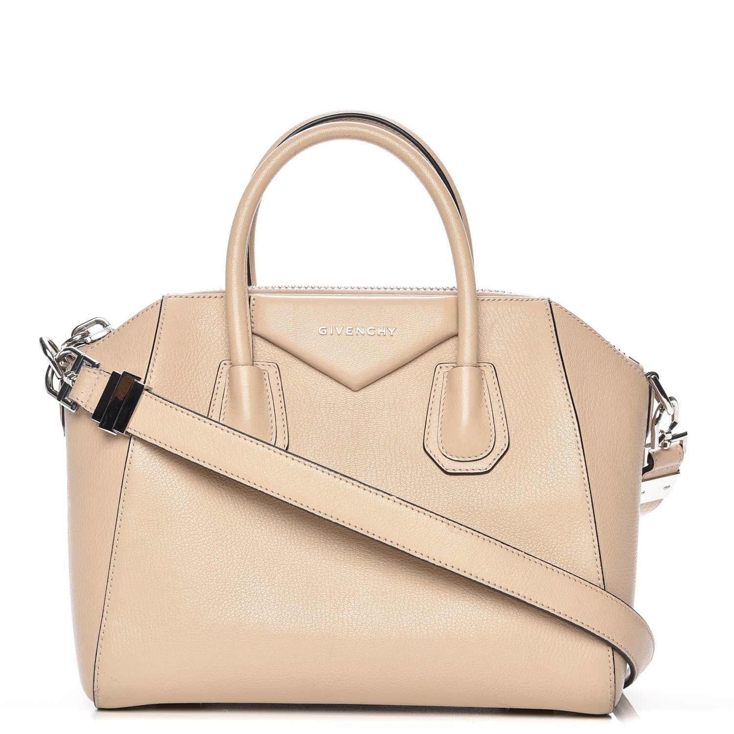 Givenchy Sugar Goatskin Small Antigona Beige Buff 1 of 11