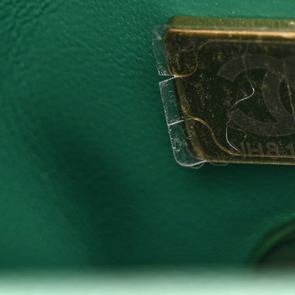 Chanel Caviar Quilted Extra Mini Coco Handle Flap Green 7 of 11