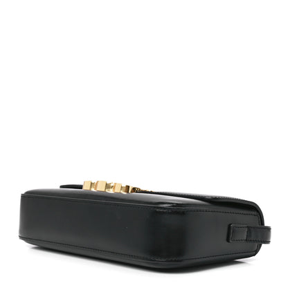 Celine Shiny Calfskin Triomphe Shoulder Bag Black 11 of 13