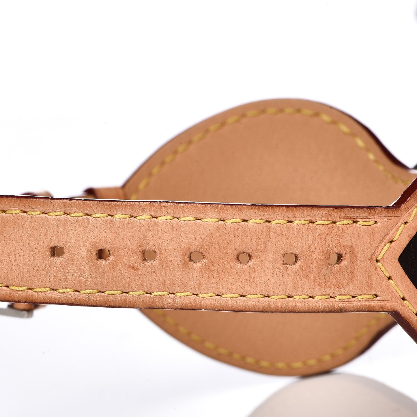 Stainless Steel Monogram 28mm Tambour Quartz Watch Brown