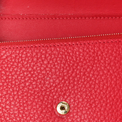 Louis Vuitton Taurillon Capucines Compact Wallet Scarlet 7 of 7