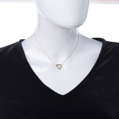 Cartier 18K Pink Yellow White Gold Diamond Trinity Heart Pendant Necklace 2 of 6