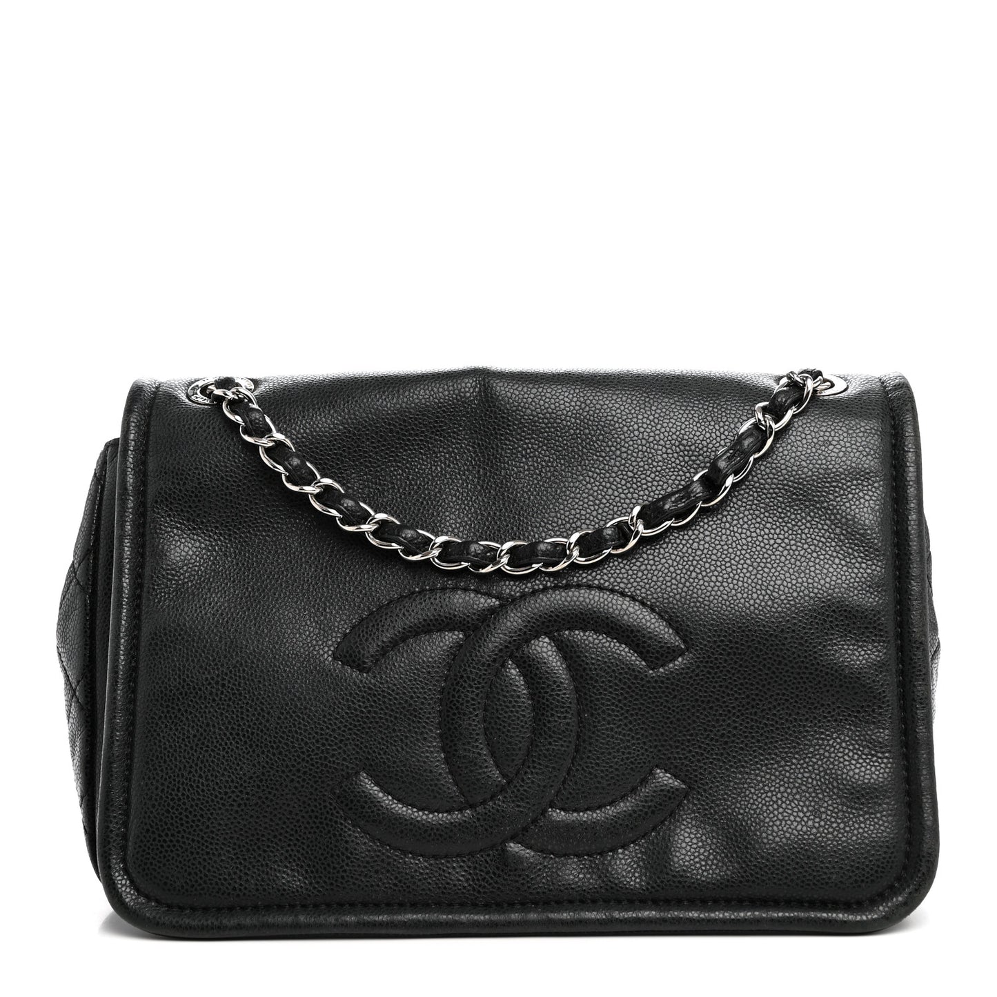Caviar Timeless CC Flap Bag Black