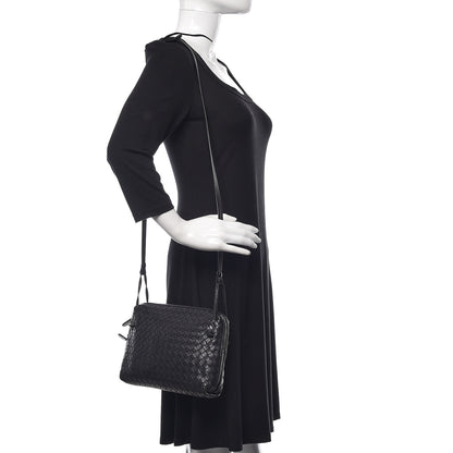 Bottega Veneta Nappa Intrecciato Pillow Crossbody Messenger Black 2 of 12