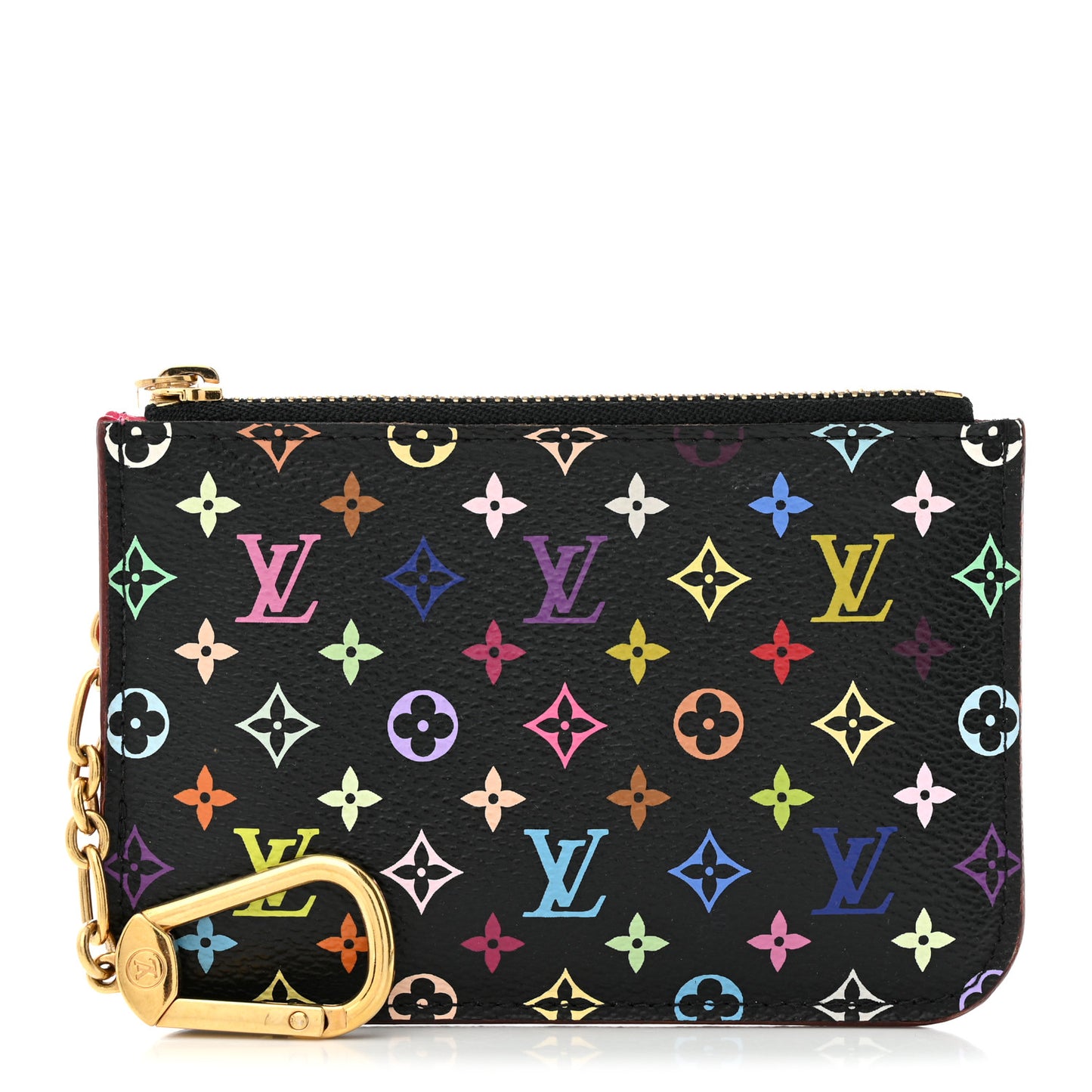 Monogram Multicolor Key Pouch Black Grenade