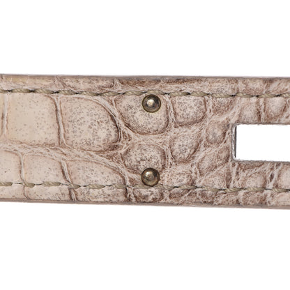 Hermes Matte Niloticus Crocodile Himalaya Birkin 30 Blanc 53 of 56