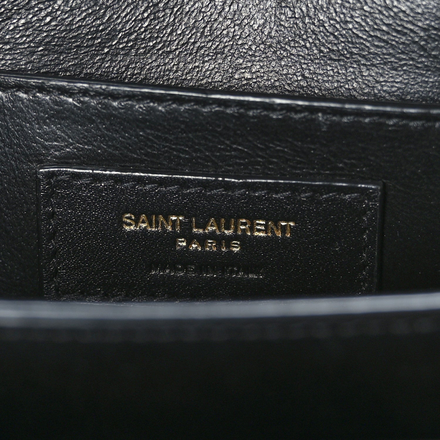 Saint Laurent Grain de Poudre Medium Classic Monogram Cassandra Top Handle Black 5 of 10