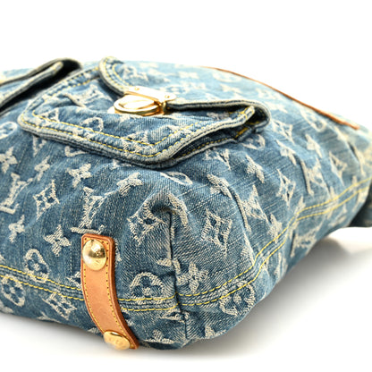 Louis Vuitton Denim Baggy GM Blue 9 of 13