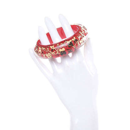 Louis Vuitton Resin Swarovski Medium Inclusion Bracelet GM Pomme D'Amour 2 of 3