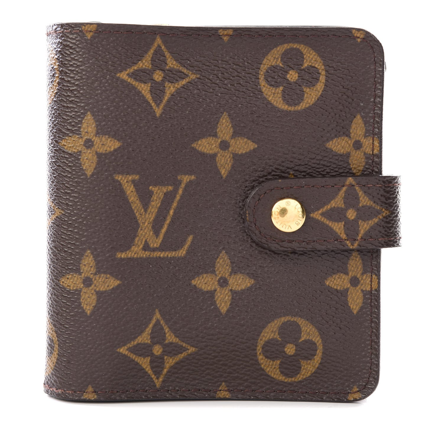 Monogram Compact Zippe Zipped Wallet