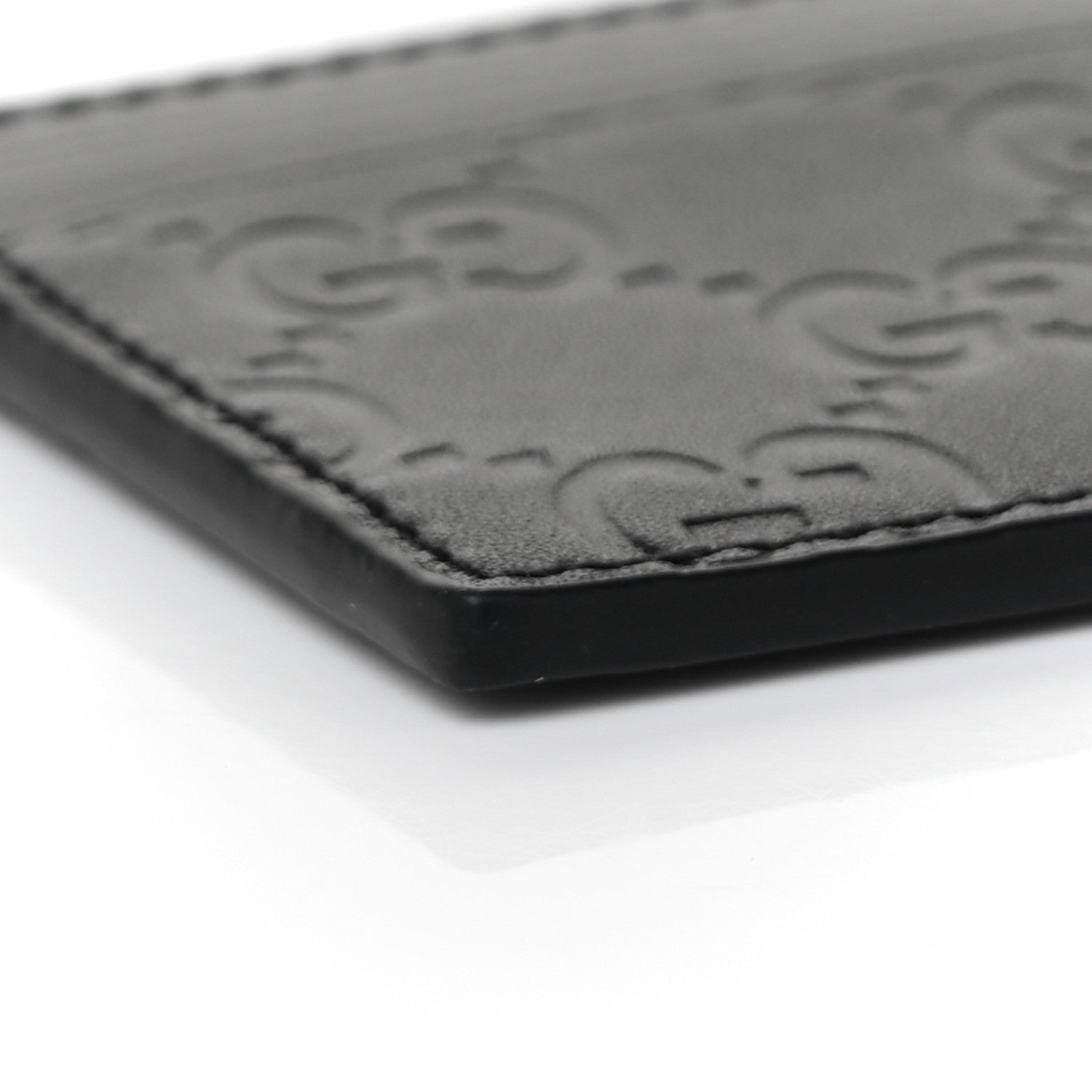 Gucci Guccissima Card Holder Black 8 of 8