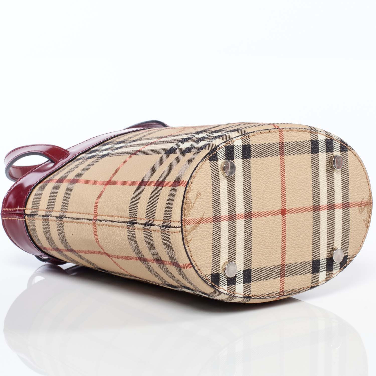 Burberry Haymarket Check Bucket Bag 4 of 6