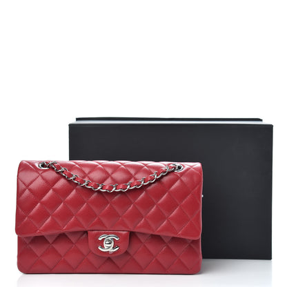 Chanel Caviar Quilted Medium Double Flap Red 11 of 11