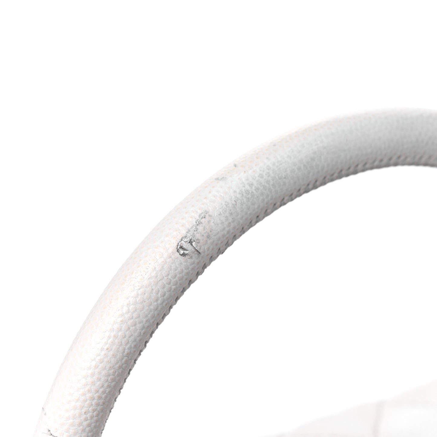 Caviar Quilted Small Coco Handle Flap White