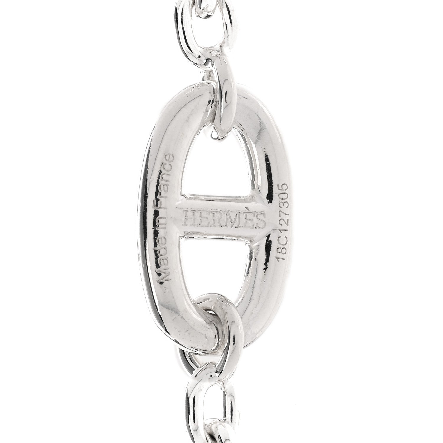 Hermes Sterling Silver Farandole Necklace 120 4 of 6