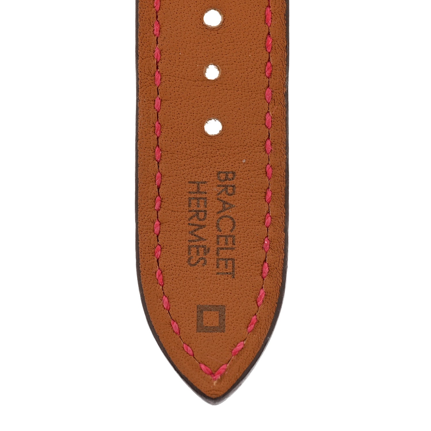 Hermes Alligator Heure H Hour Watch 30mm Strap Framboise 3 of 6