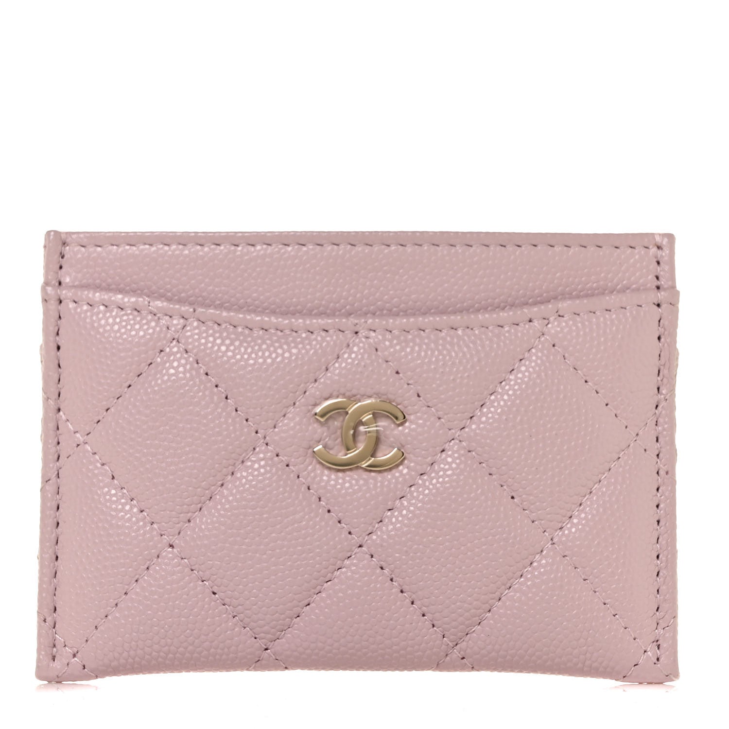 Chanel Caviar Quilted Card Holder Light Pink 1 of 11