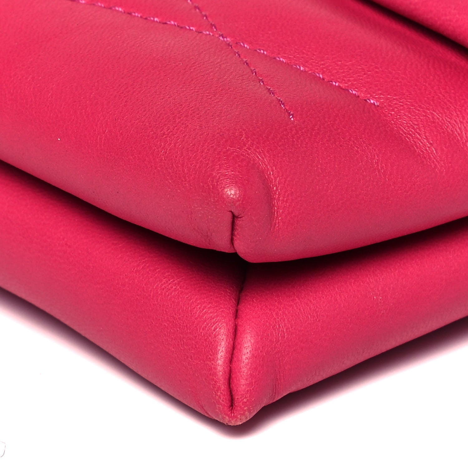 Lanvin Lambskin Quilted Mini Sugar Flap Shoulder Bag Fuchsia 9 of 9
