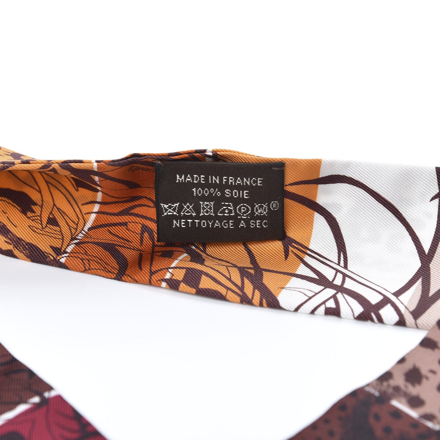 Silk Jungle Love Rainbow Twilly Brun Brique Fauve
