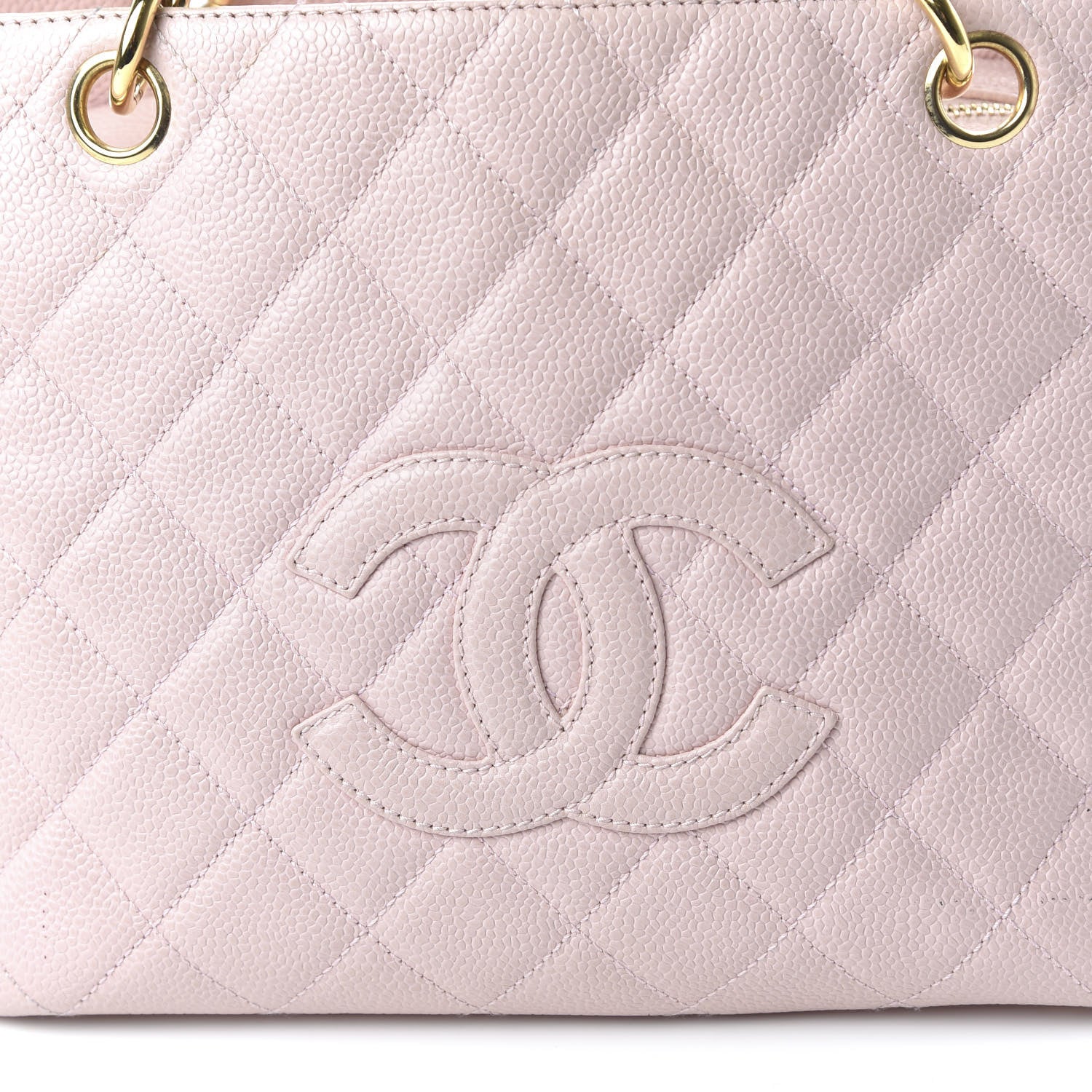 Chanel Caviar Quilted Petit Timeless Shopping Tote PTT Pink 9 of 12