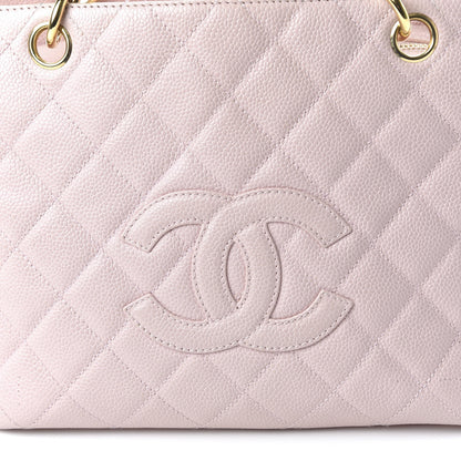 Chanel Caviar Quilted Petit Timeless Shopping Tote PTT Pink 9 of 12