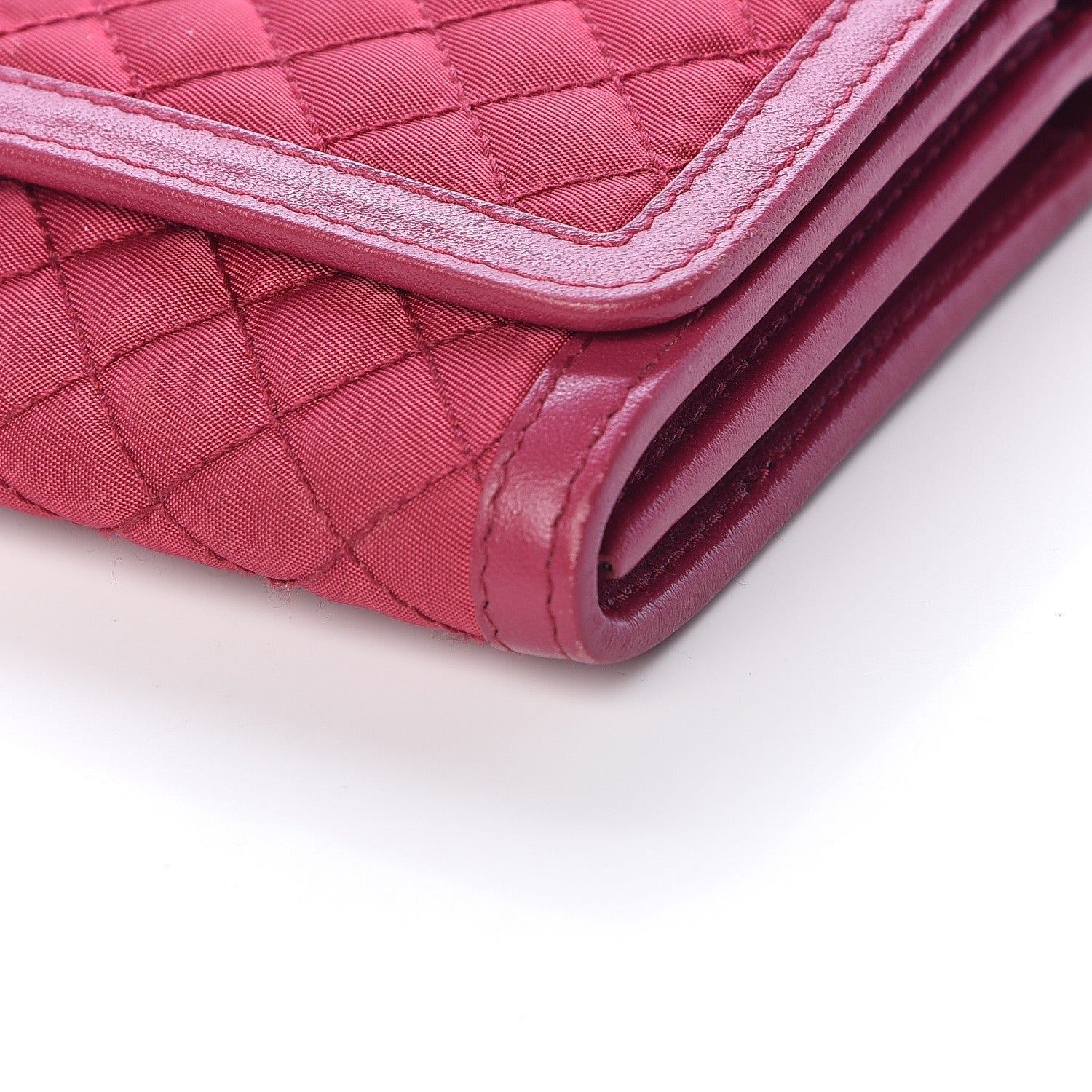 Prada Tessuto Quilted Mini Crossbody Wallet Ibisco 10 of 11