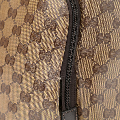 Gucci Crystal Monogram Backpack Dark Brown 17 of 19