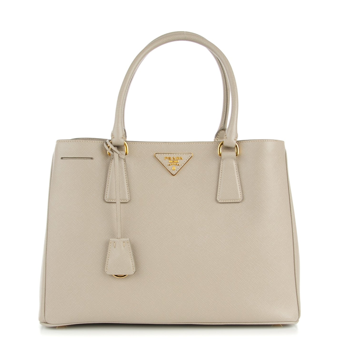 Saffiano Lux Medium Tote Pomice