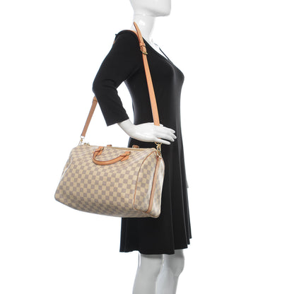 Louis Vuitton Damier Azur Speedy Bandouliere 35 2 of 9