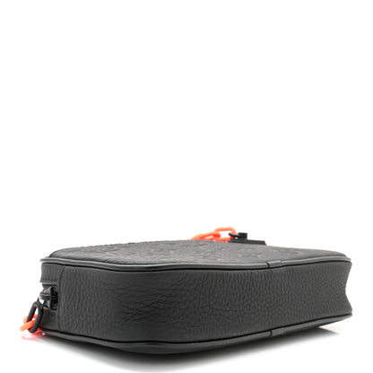 Louis Vuitton Taurillon Monogram Uniformes Solar Ray Soft Pochette Volga Belt Bag Black 4 of 10