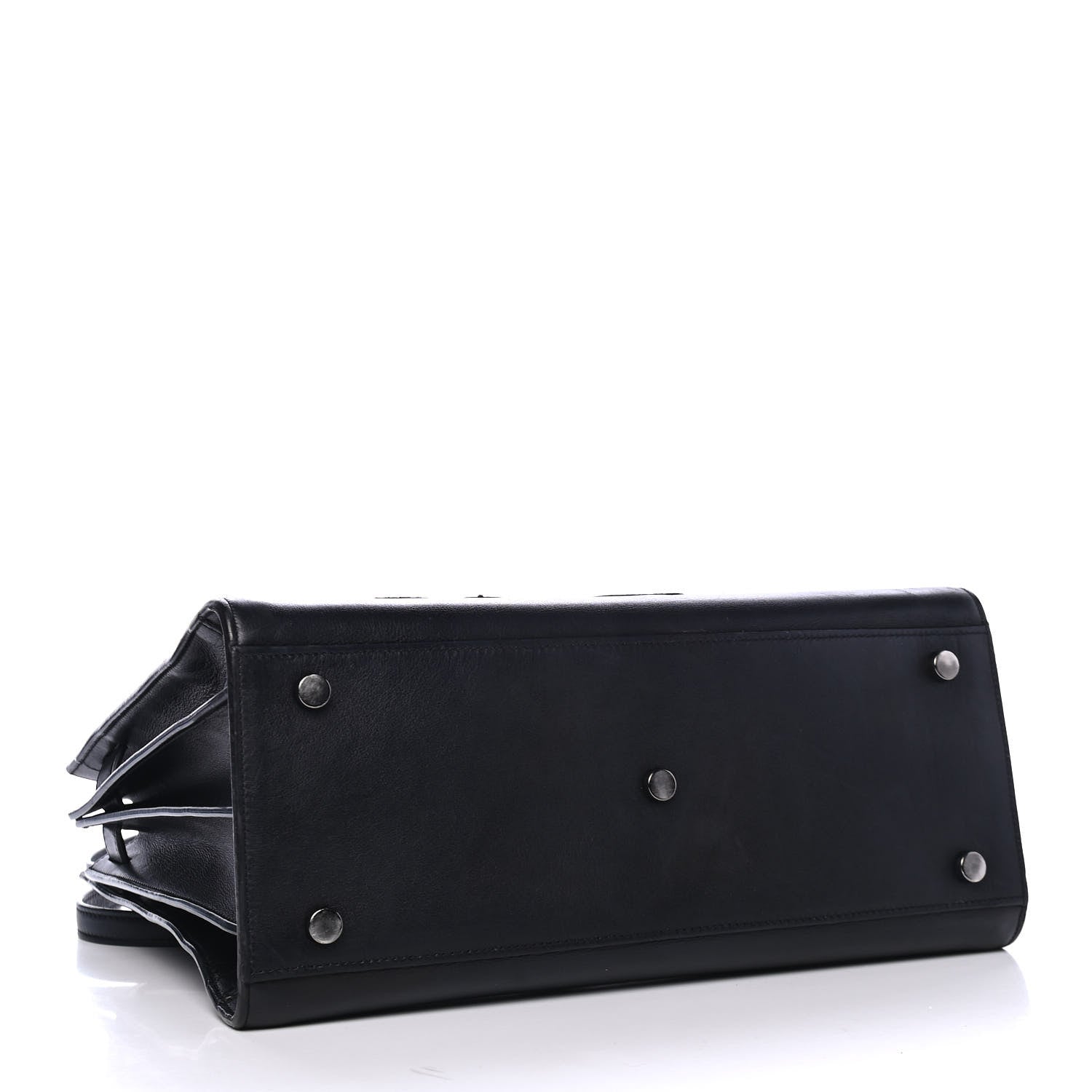 Saint Laurent Calfskin Love Patchwork Small Sac De Jour Black 3 of 4