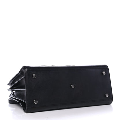 Saint Laurent Calfskin Love Patchwork Small Sac De Jour Black 3 of 4