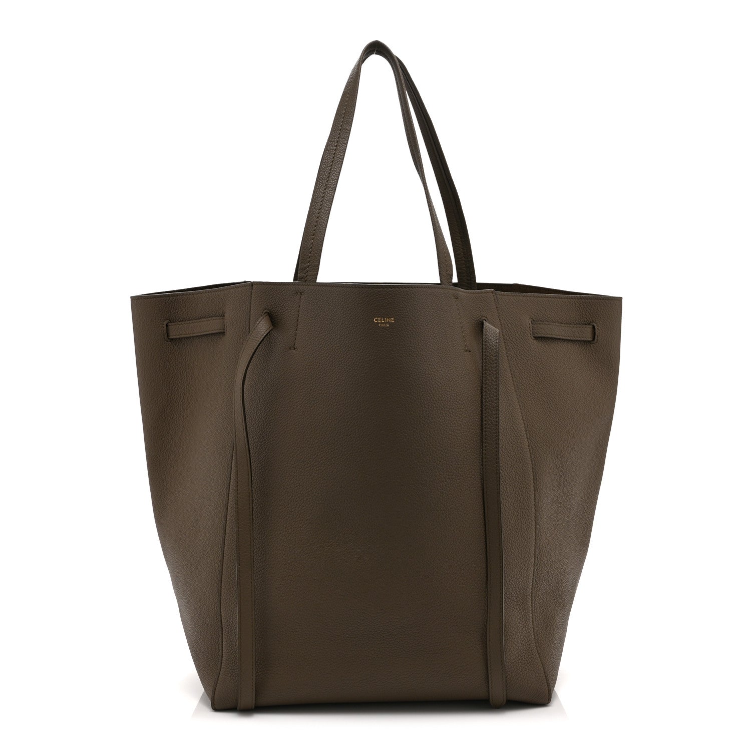 Celine Soft Grained Calfskin Medium Belt Cabas Phantom Taupe 1 of 11
