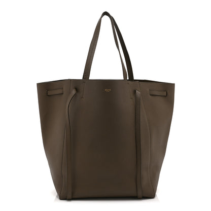 Celine Soft Grained Calfskin Medium Belt Cabas Phantom Taupe 1 of 11