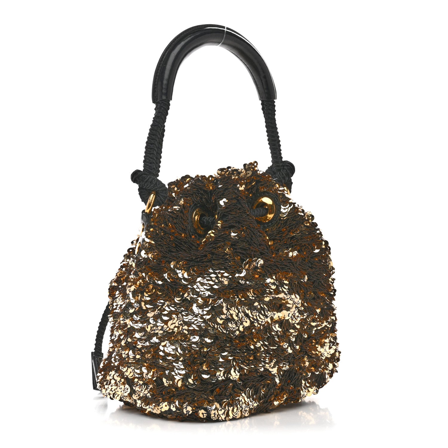 Louis Vuitton Sequin Mini Noe Rococo Gold 3 of 11