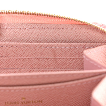 Louis Vuitton Damier Azur Zippy Coin Purse Rose Ballerine 7 of 8