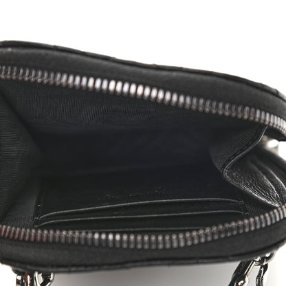 Christian Dior Lambskin Cannage Lady Dior Phone Holder Black 5 of 7
