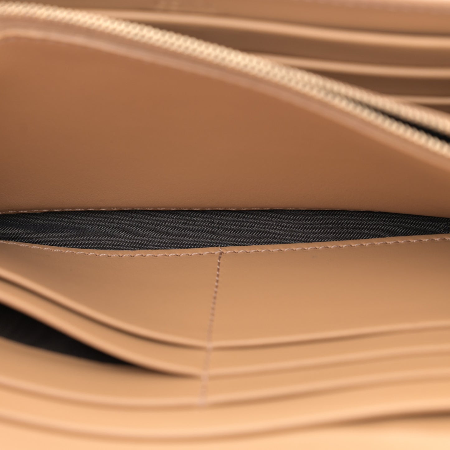 Vitello King Cruise FF Diamonds Continental Envelope Wallet On Chain Miele