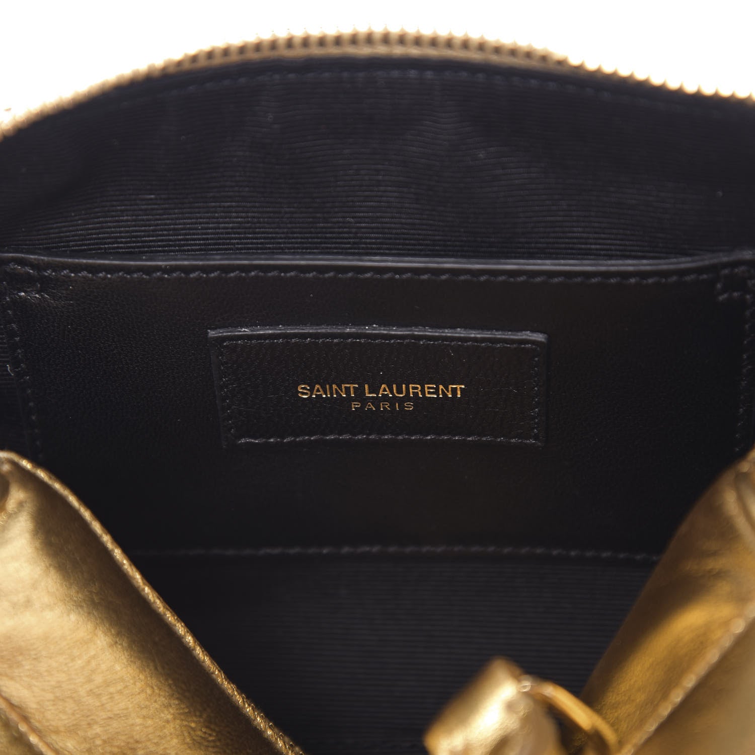 Saint Laurent Metallic Lambskin Classic Toy Duffle Gold 6 of 10