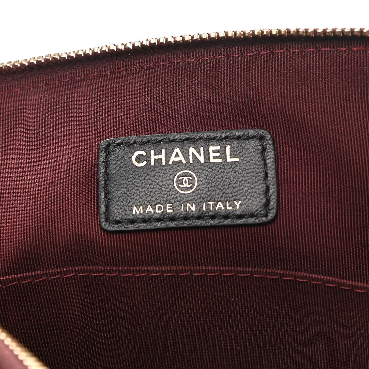 Chanel Lambskin Quilted Medium Flap Cosmetic Case Black 6 of 8